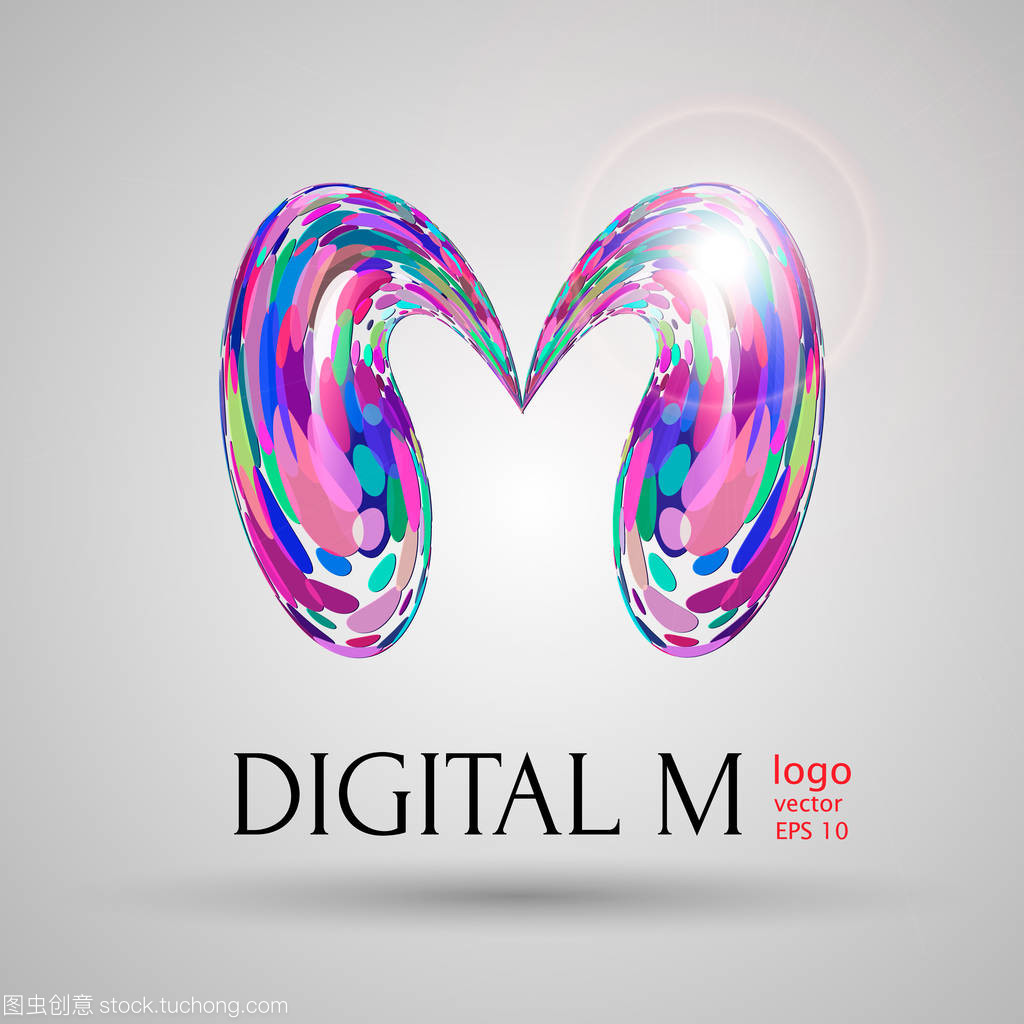 灰色泡影 現(xiàn)代矢量設(shè)計(jì)中字母『Ｍ』的數(shù)字美學(xué)